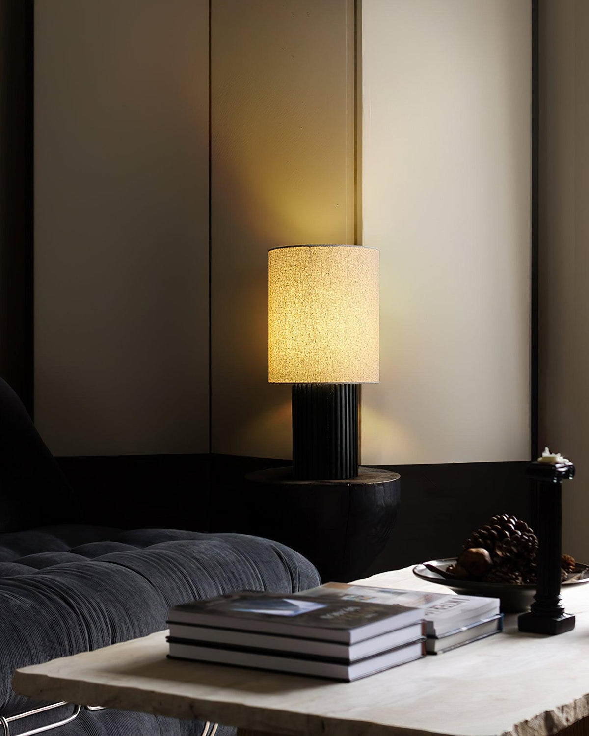 Log Standing Table Lamp