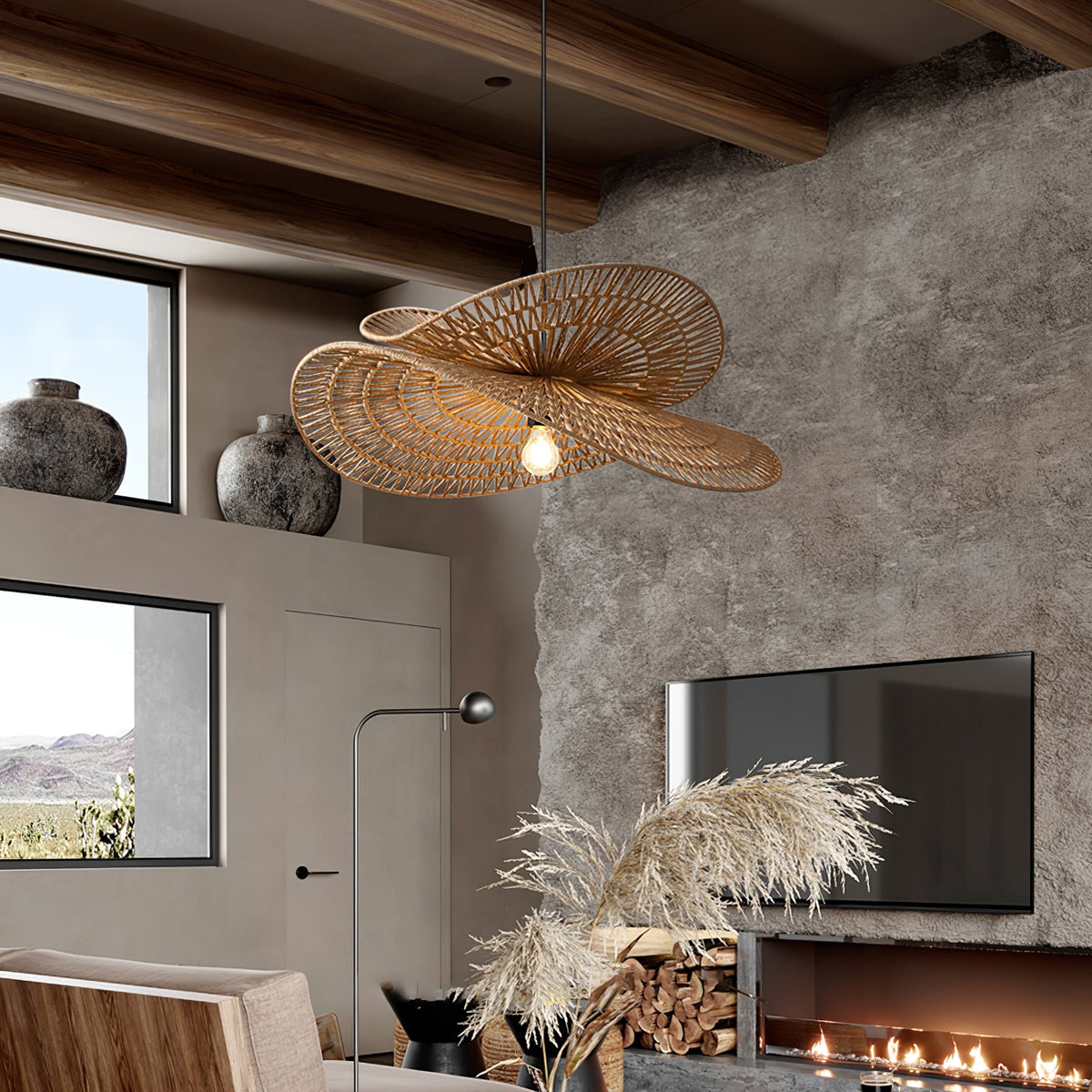 Woven Breeze Pendant Light