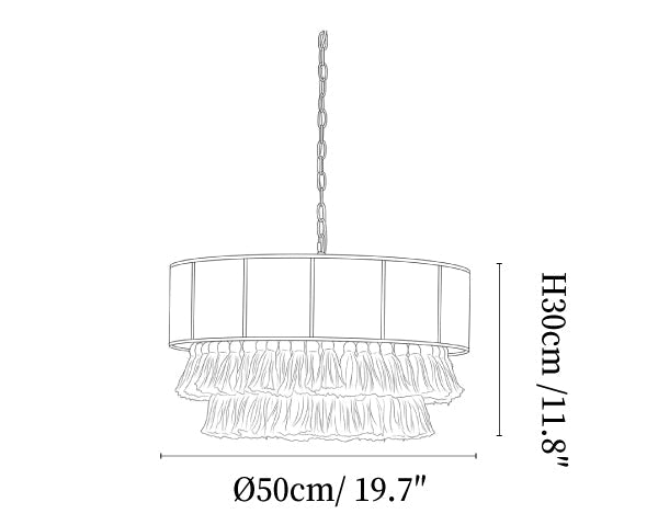 Woven Jute Pendant Lamp