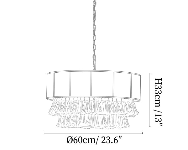 Woven Jute Pendant Lamp