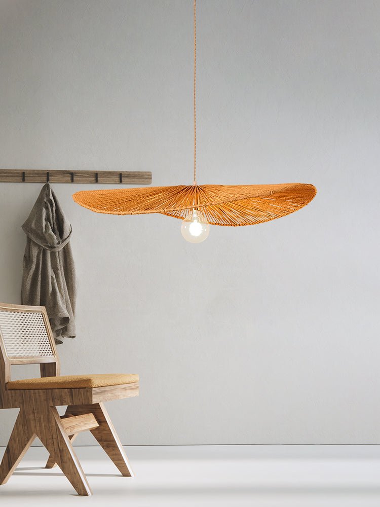 Woven Leaf Pendant Light
