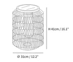 Woven Rattan Outdoor Lamp