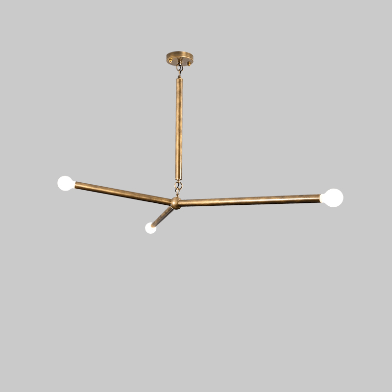 Wrapped Linear Chandelier