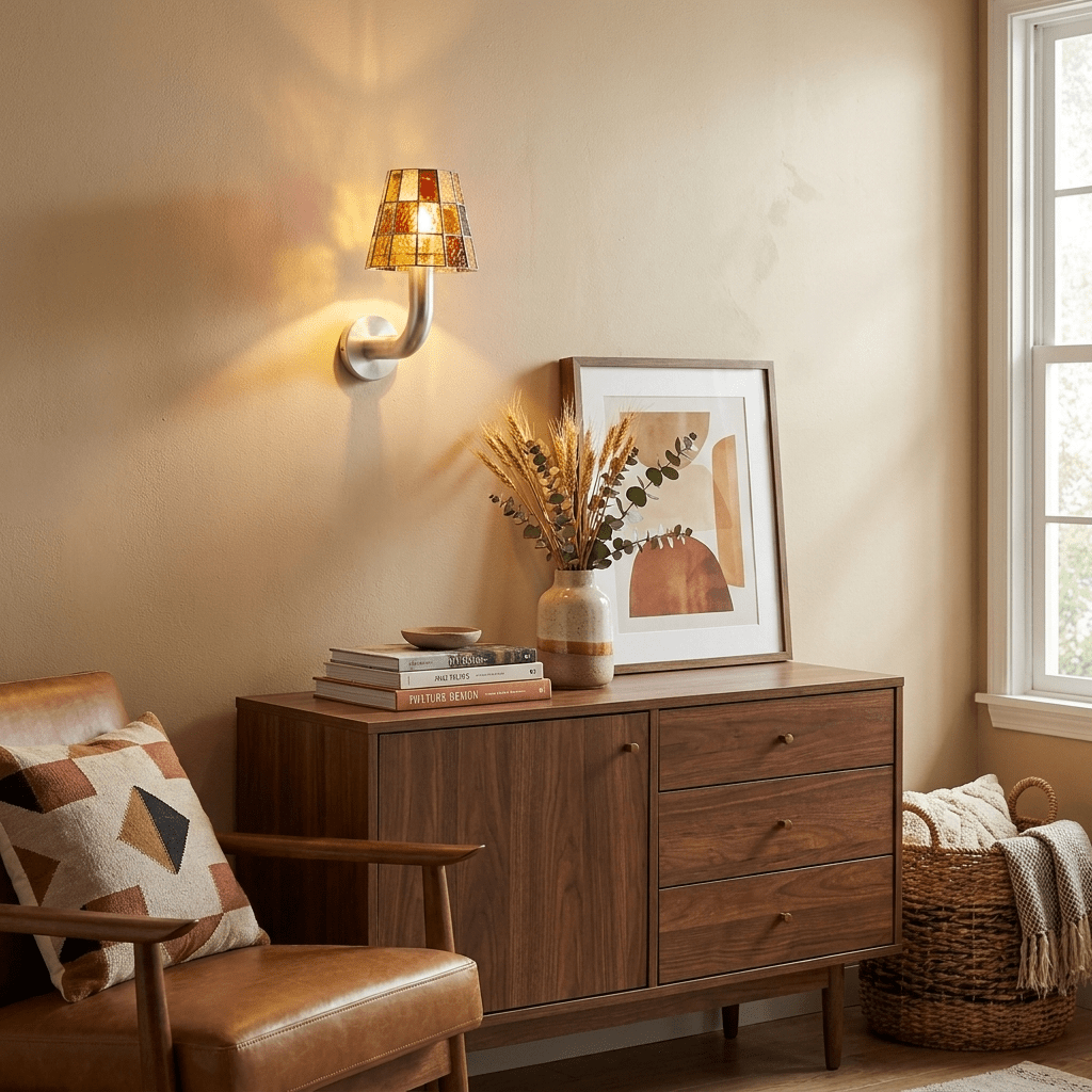 Wren Faceted Glass Wall Sconce