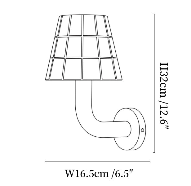 Wren Faceted Glass Wall Sconce