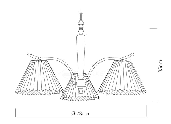 Wrinkled Chandelier