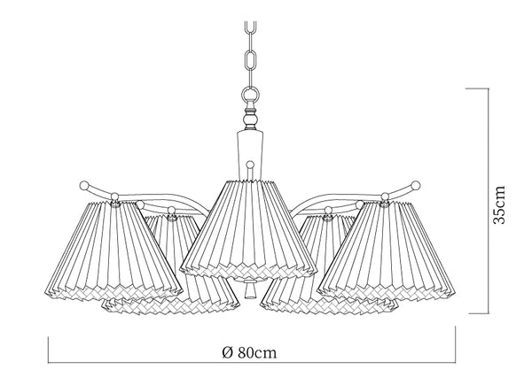 Wrinkled Chandelier