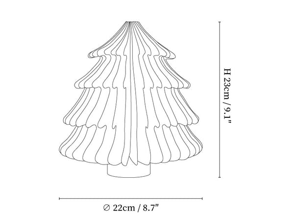 Xmas Tree Fold Table Lamp