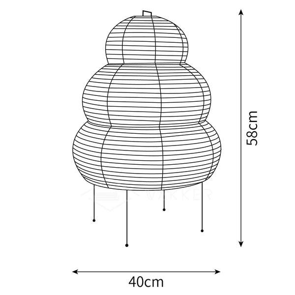 Japanese Lantern Table Lamp