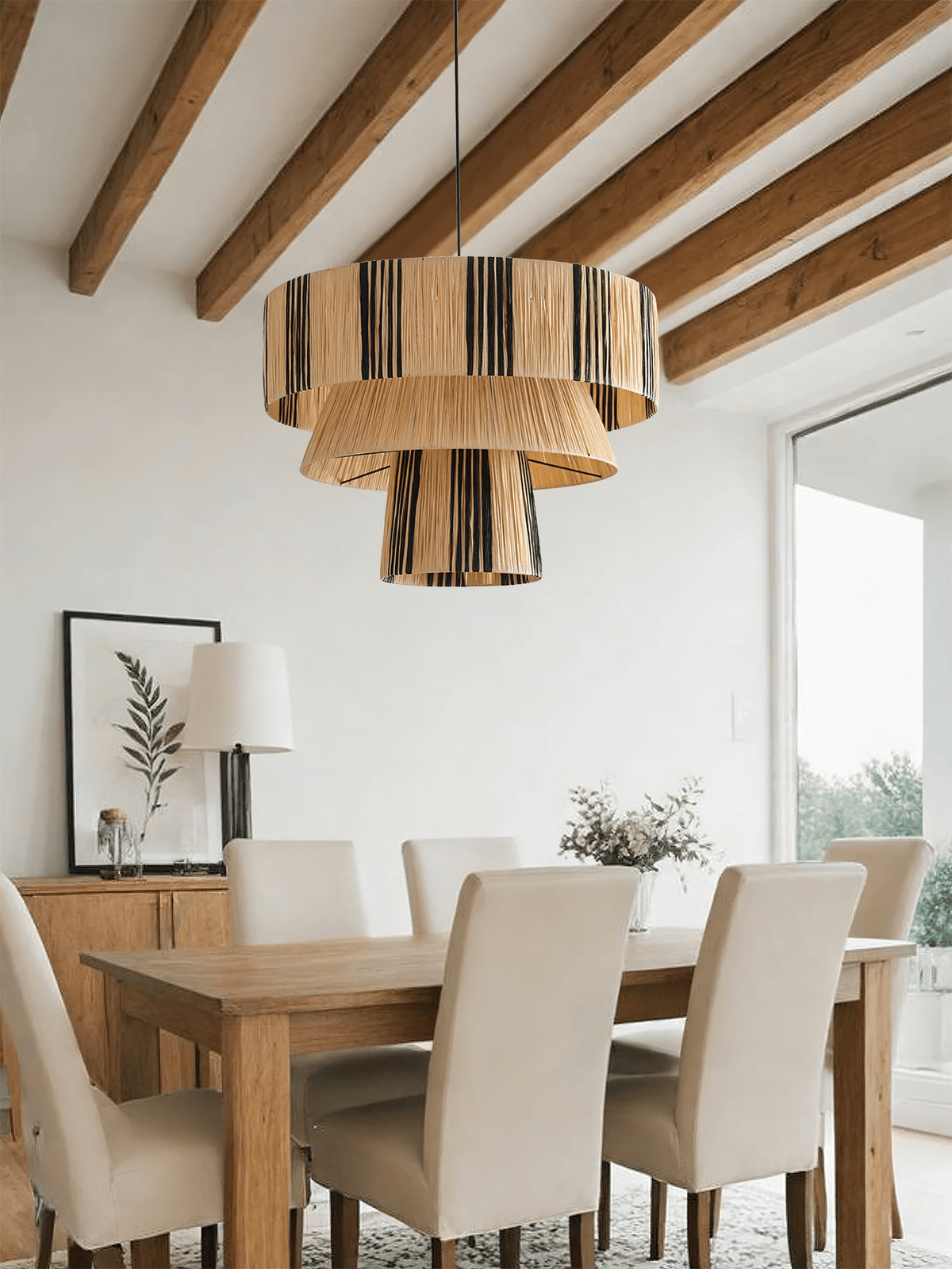 Zarora Raffia Pendant Lamp