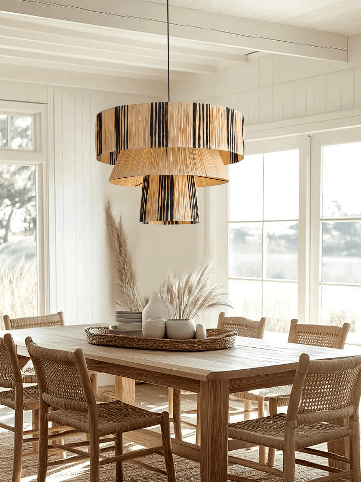 Zarora Raffia Pendant Lamp