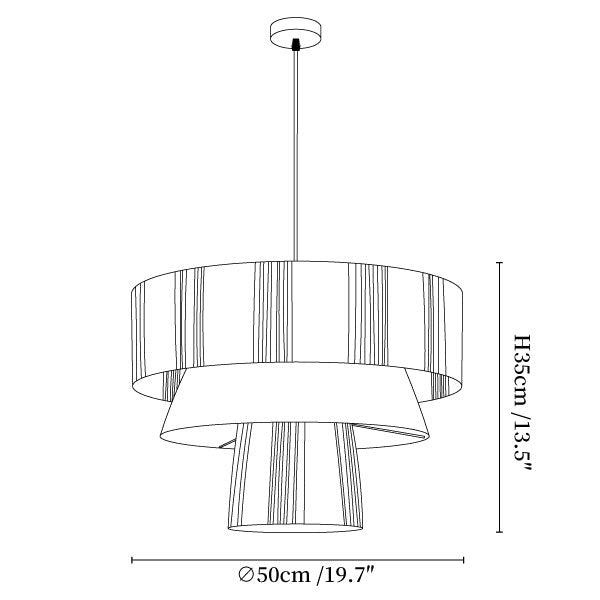 Zarora Raffia Pendant Lamp