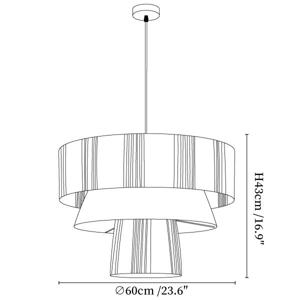 Zarora Raffia Pendant Lamp