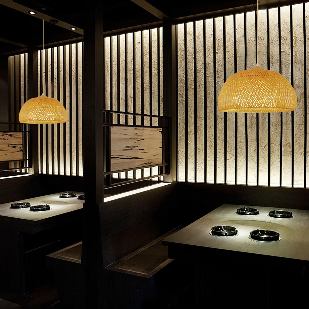 Zenith Bamboo Pendant Light