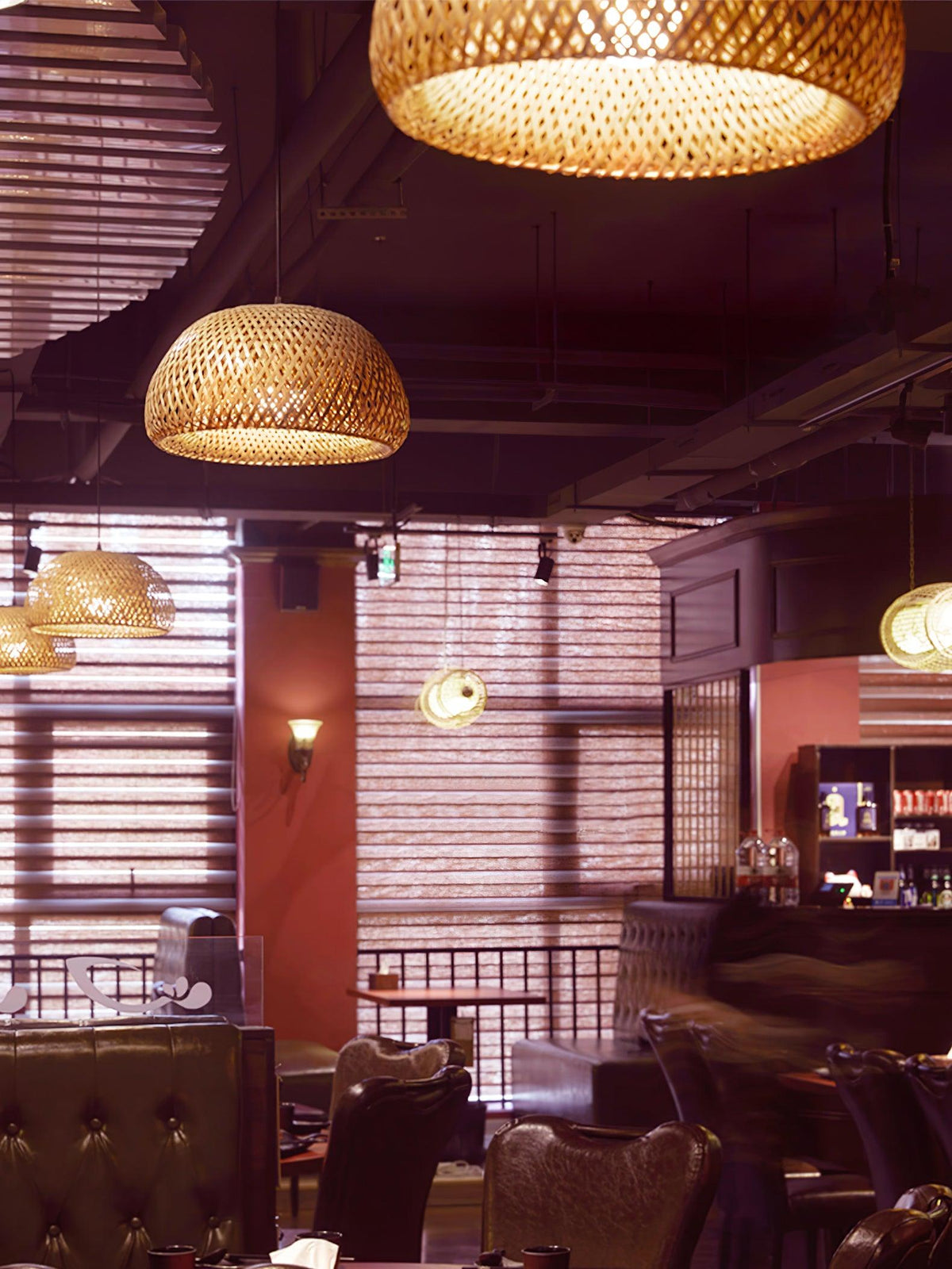 Zenith Bamboo Pendant Light