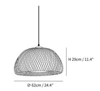 Zenith Bamboo Pendant Light