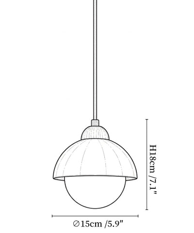 Zenith Pebble Pendant Lamp