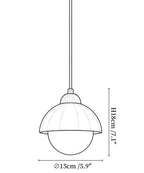 Zenith Pebble Pendant Lamp