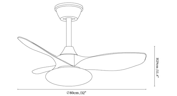 Zephira Ceiling Fan Light