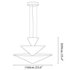 Zevira Tiered Pendant Lamp